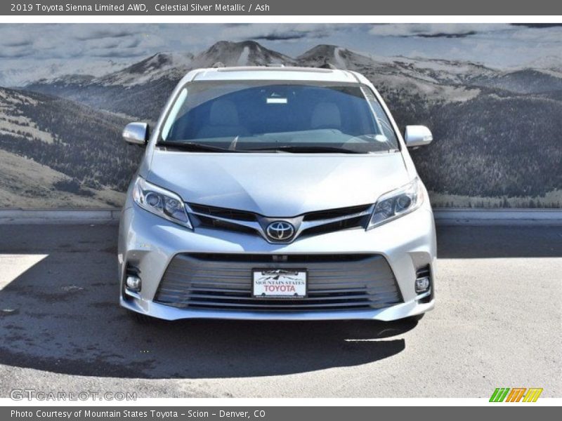 Celestial Silver Metallic / Ash 2019 Toyota Sienna Limited AWD