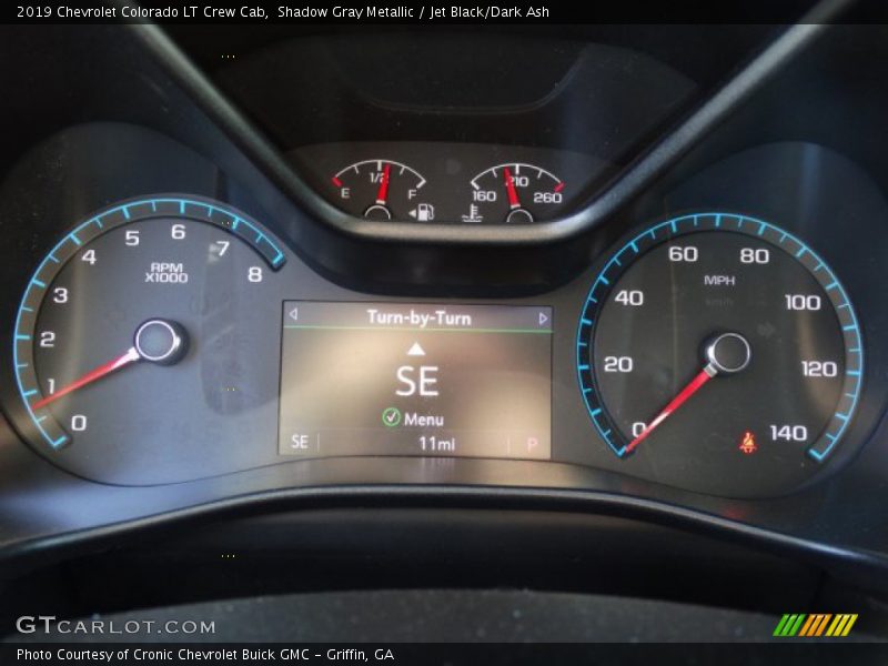 Shadow Gray Metallic / Jet Black/Dark Ash 2019 Chevrolet Colorado LT Crew Cab