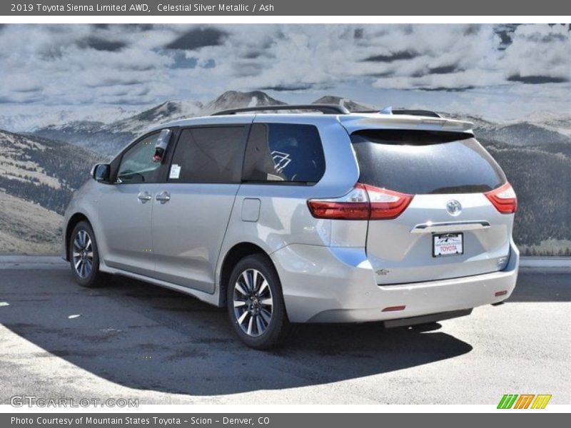 Celestial Silver Metallic / Ash 2019 Toyota Sienna Limited AWD