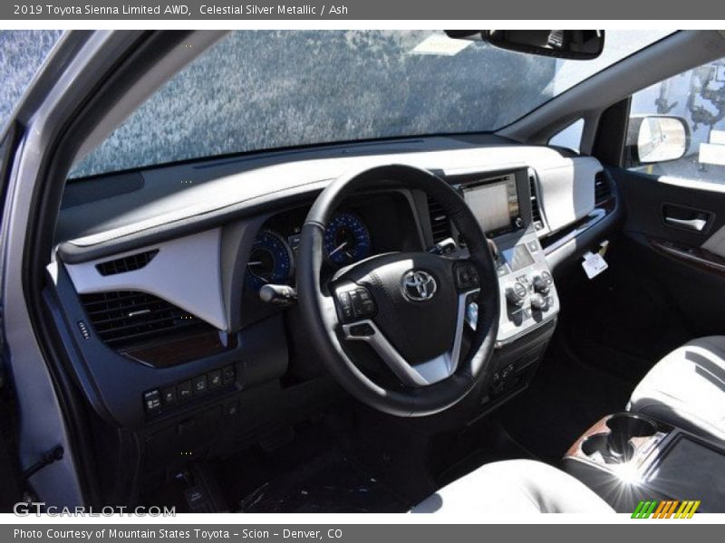 Celestial Silver Metallic / Ash 2019 Toyota Sienna Limited AWD