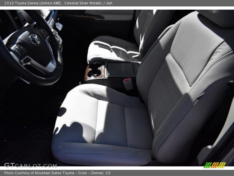 Celestial Silver Metallic / Ash 2019 Toyota Sienna Limited AWD