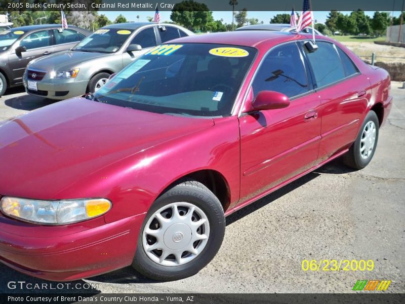 Cardinal Red Metallic / Gray 2005 Buick Century Sedan