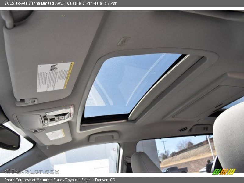 Celestial Silver Metallic / Ash 2019 Toyota Sienna Limited AWD