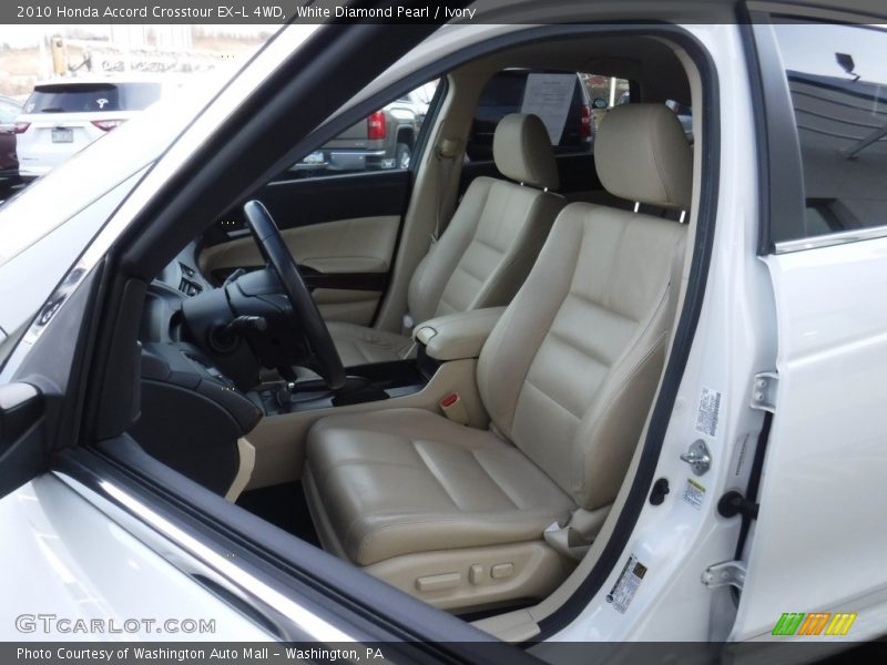 White Diamond Pearl / Ivory 2010 Honda Accord Crosstour EX-L 4WD