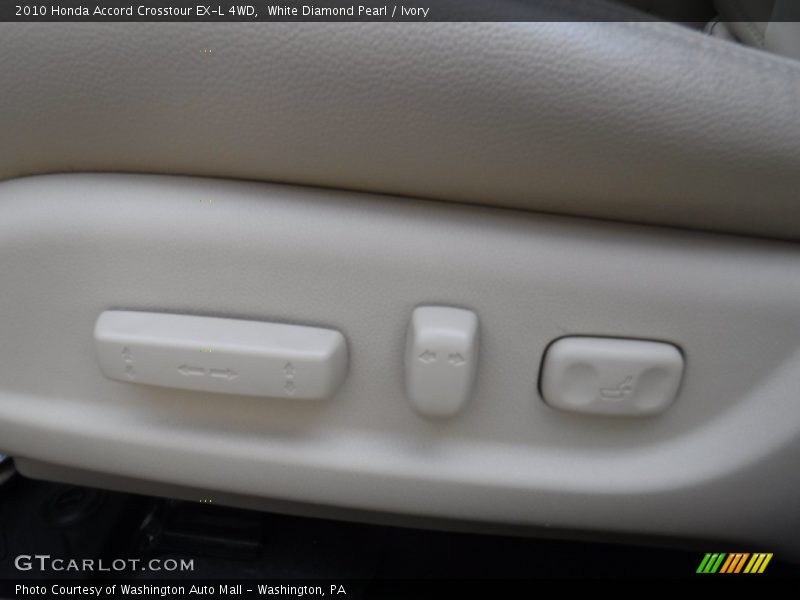 White Diamond Pearl / Ivory 2010 Honda Accord Crosstour EX-L 4WD
