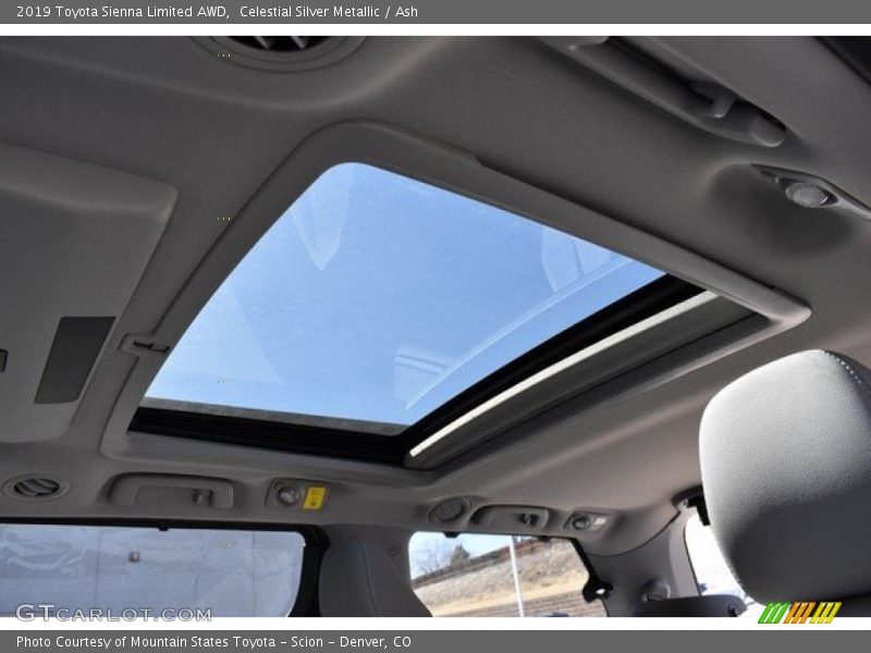 Celestial Silver Metallic / Ash 2019 Toyota Sienna Limited AWD