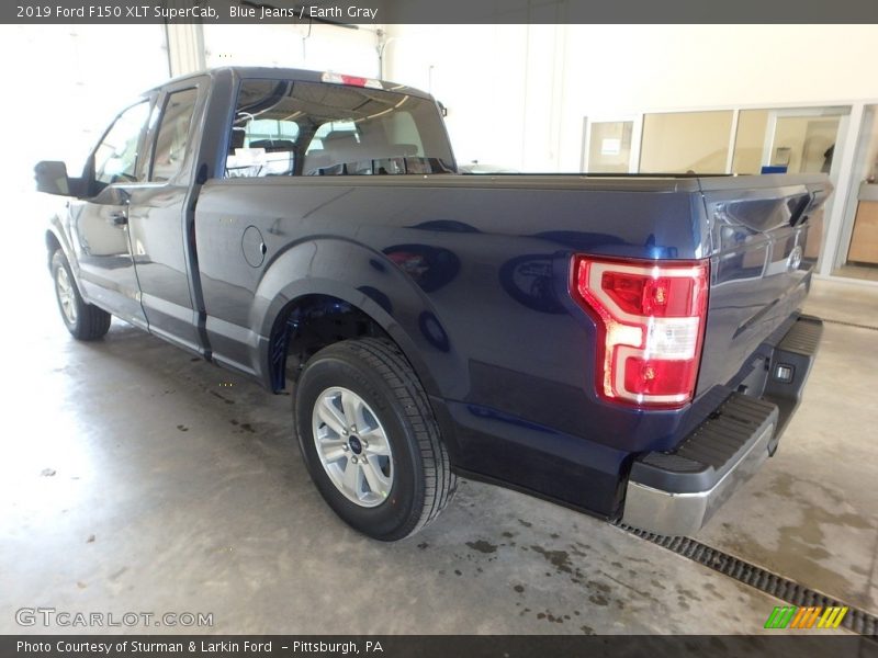 Blue Jeans / Earth Gray 2019 Ford F150 XLT SuperCab
