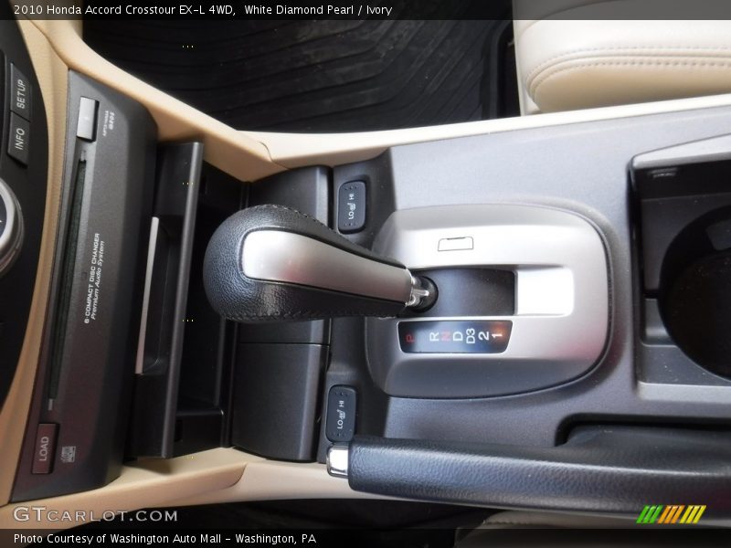 White Diamond Pearl / Ivory 2010 Honda Accord Crosstour EX-L 4WD