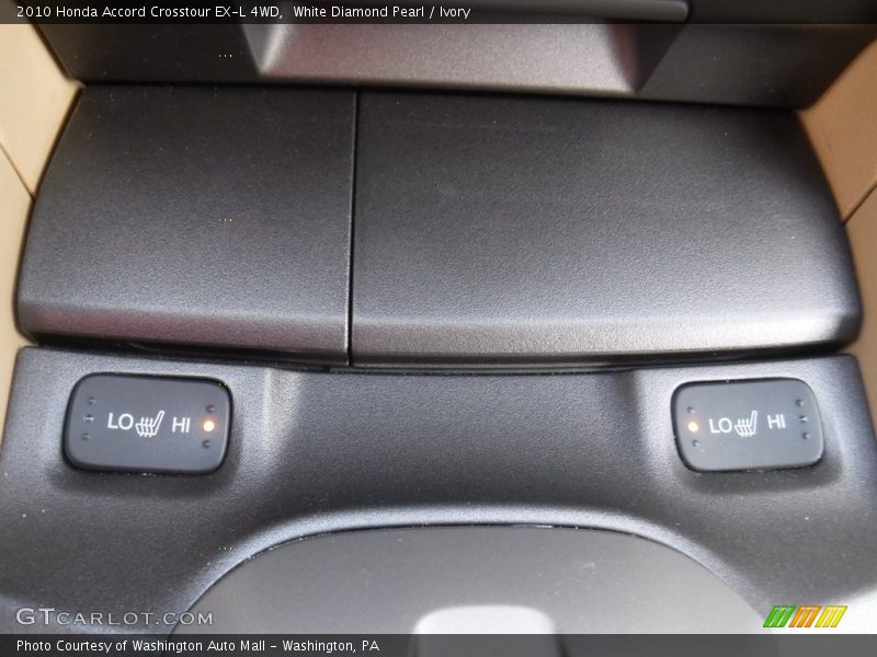 White Diamond Pearl / Ivory 2010 Honda Accord Crosstour EX-L 4WD