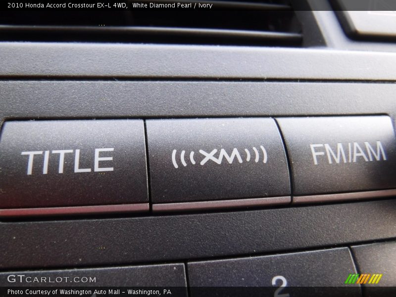 White Diamond Pearl / Ivory 2010 Honda Accord Crosstour EX-L 4WD