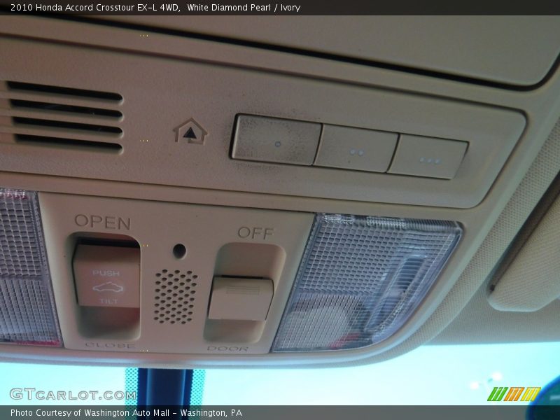 White Diamond Pearl / Ivory 2010 Honda Accord Crosstour EX-L 4WD