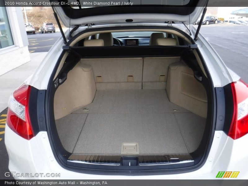 White Diamond Pearl / Ivory 2010 Honda Accord Crosstour EX-L 4WD