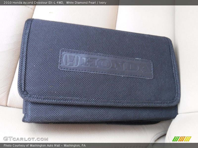 White Diamond Pearl / Ivory 2010 Honda Accord Crosstour EX-L 4WD