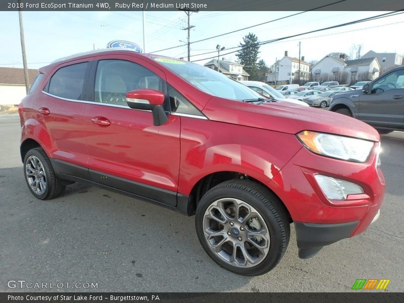 Ruby Red / Medium Light Stone 2018 Ford EcoSport Titanium 4WD