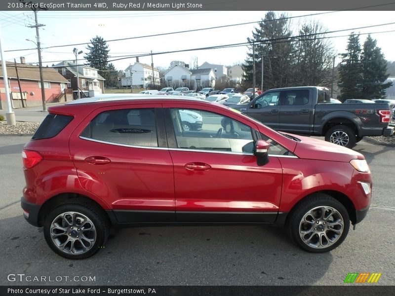 Ruby Red / Medium Light Stone 2018 Ford EcoSport Titanium 4WD