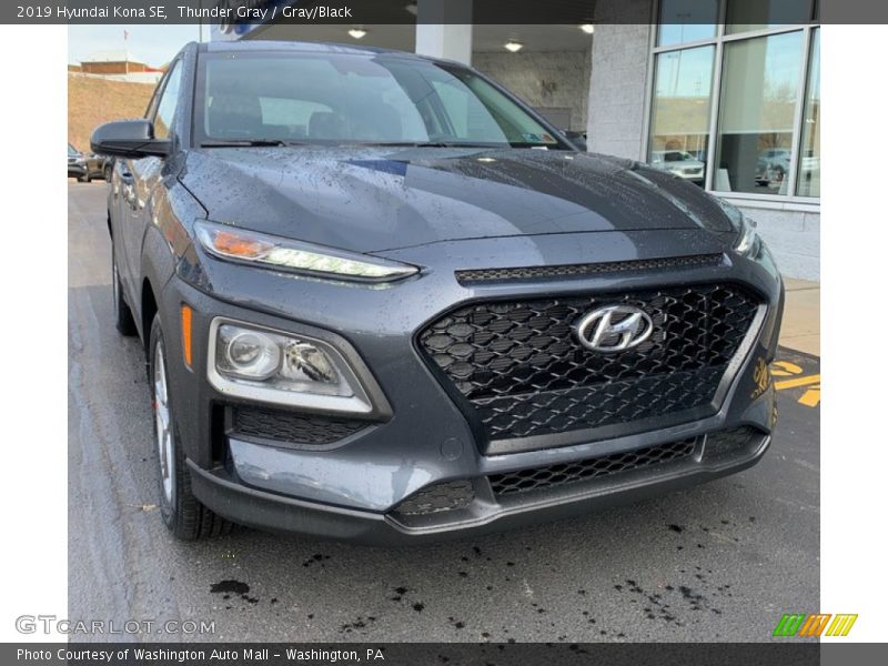 Thunder Gray / Gray/Black 2019 Hyundai Kona SE