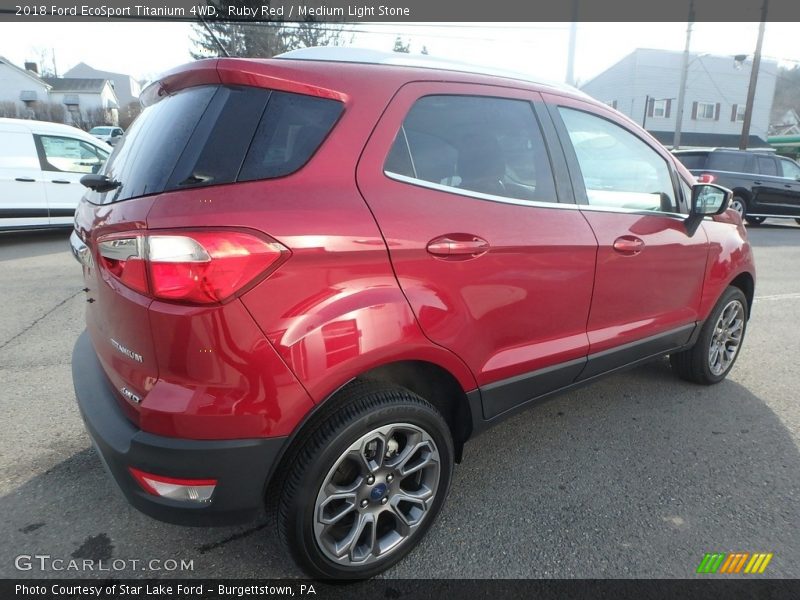 Ruby Red / Medium Light Stone 2018 Ford EcoSport Titanium 4WD