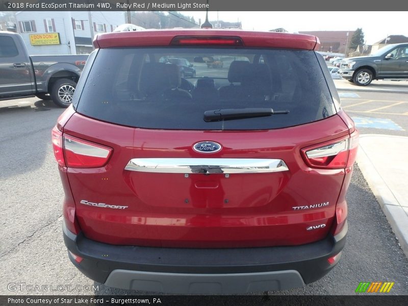 Ruby Red / Medium Light Stone 2018 Ford EcoSport Titanium 4WD