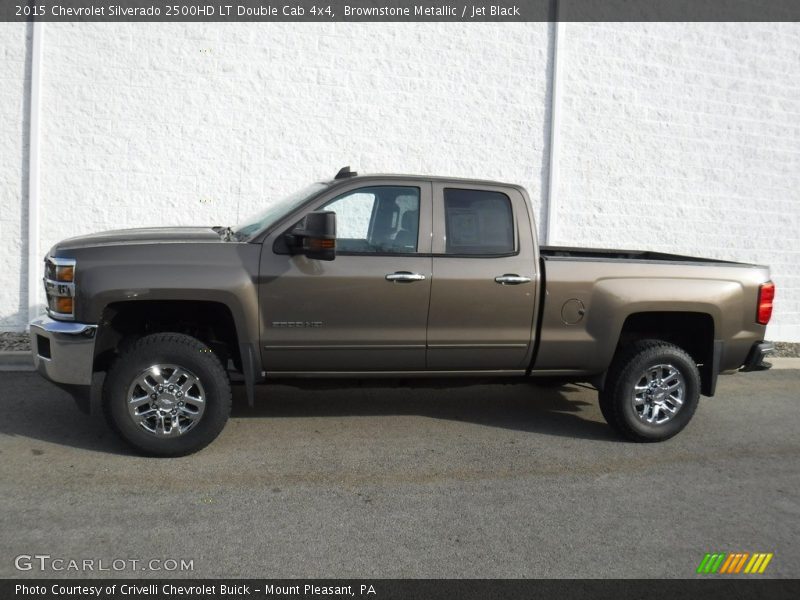 Brownstone Metallic / Jet Black 2015 Chevrolet Silverado 2500HD LT Double Cab 4x4