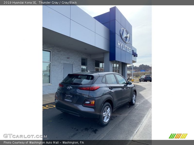 Thunder Gray / Gray/Black 2019 Hyundai Kona SE