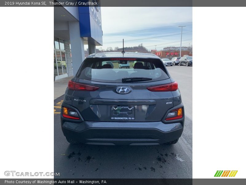 Thunder Gray / Gray/Black 2019 Hyundai Kona SE