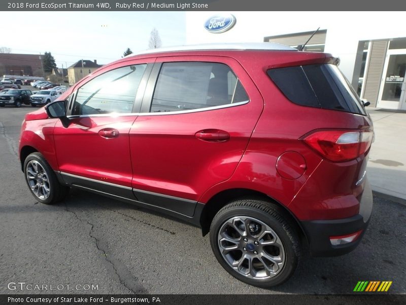 Ruby Red / Medium Light Stone 2018 Ford EcoSport Titanium 4WD