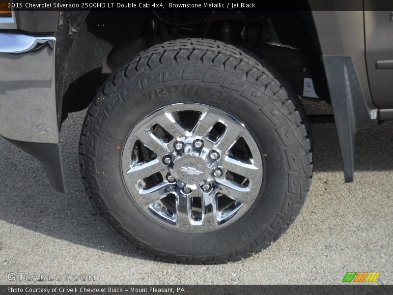 Brownstone Metallic / Jet Black 2015 Chevrolet Silverado 2500HD LT Double Cab 4x4
