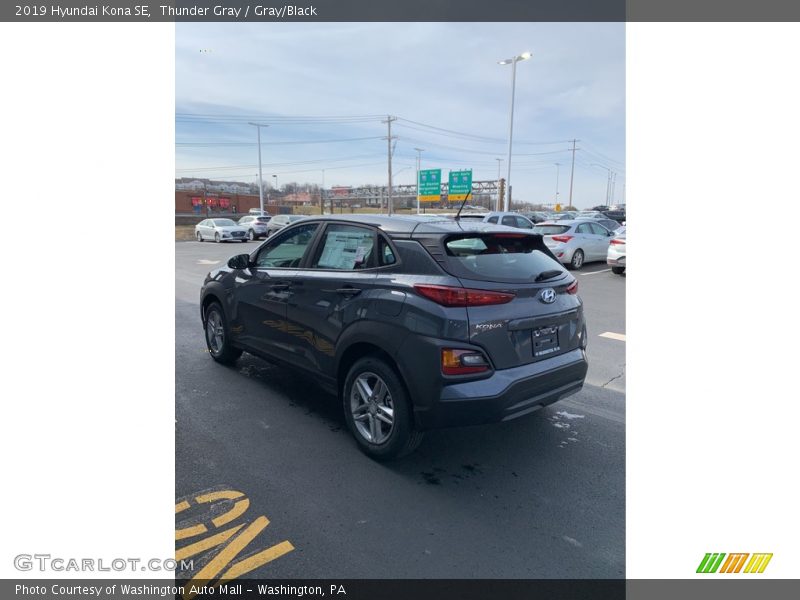 Thunder Gray / Gray/Black 2019 Hyundai Kona SE