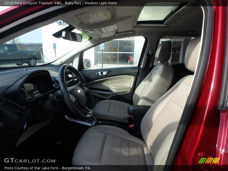 Ruby Red / Medium Light Stone 2018 Ford EcoSport Titanium 4WD