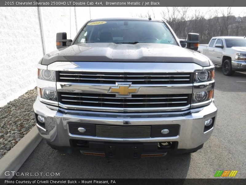 Brownstone Metallic / Jet Black 2015 Chevrolet Silverado 2500HD LT Double Cab 4x4