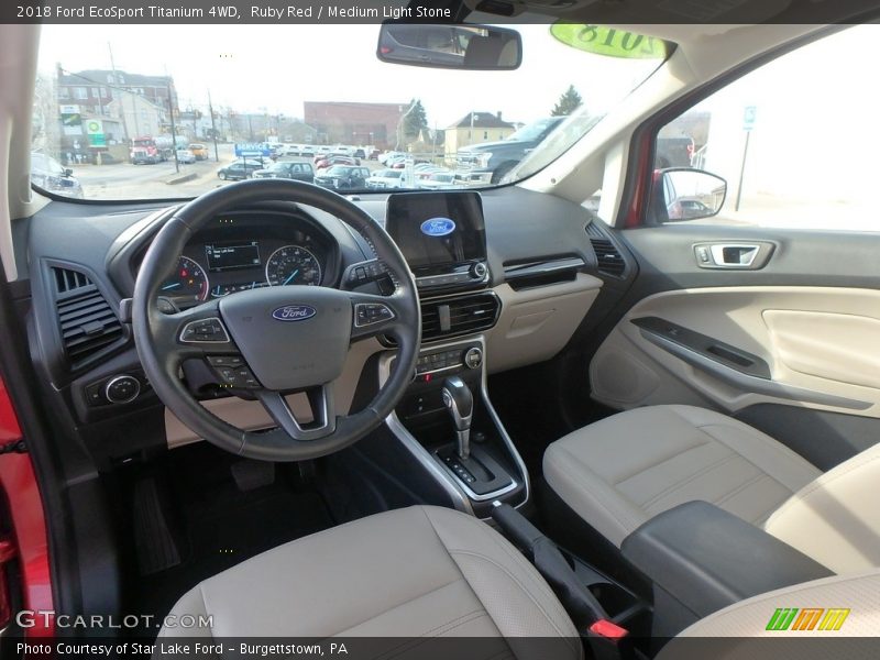 Ruby Red / Medium Light Stone 2018 Ford EcoSport Titanium 4WD