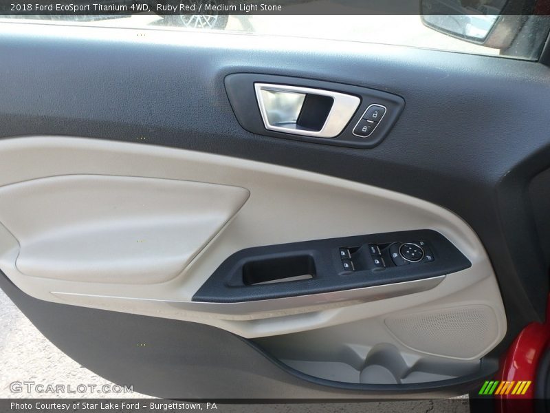 Ruby Red / Medium Light Stone 2018 Ford EcoSport Titanium 4WD
