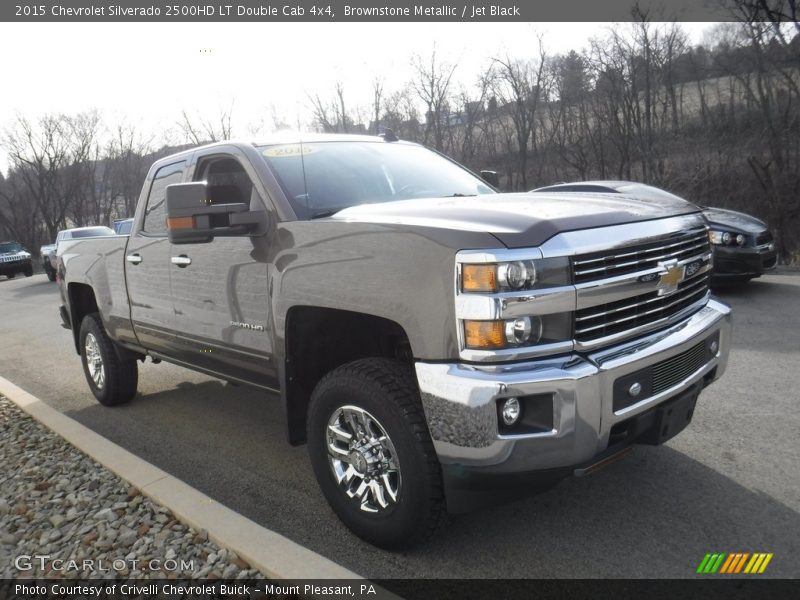 Brownstone Metallic / Jet Black 2015 Chevrolet Silverado 2500HD LT Double Cab 4x4