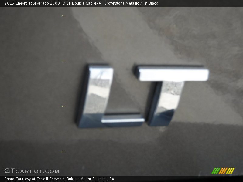 Brownstone Metallic / Jet Black 2015 Chevrolet Silverado 2500HD LT Double Cab 4x4