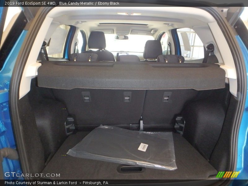 Blue Candy Metallic / Ebony Black 2019 Ford EcoSport SE 4WD