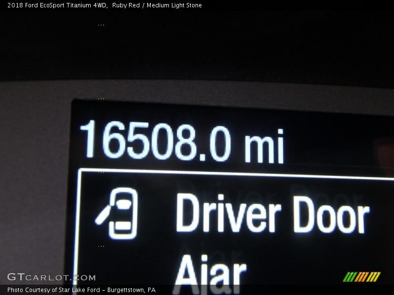 Ruby Red / Medium Light Stone 2018 Ford EcoSport Titanium 4WD