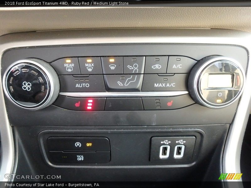 Ruby Red / Medium Light Stone 2018 Ford EcoSport Titanium 4WD
