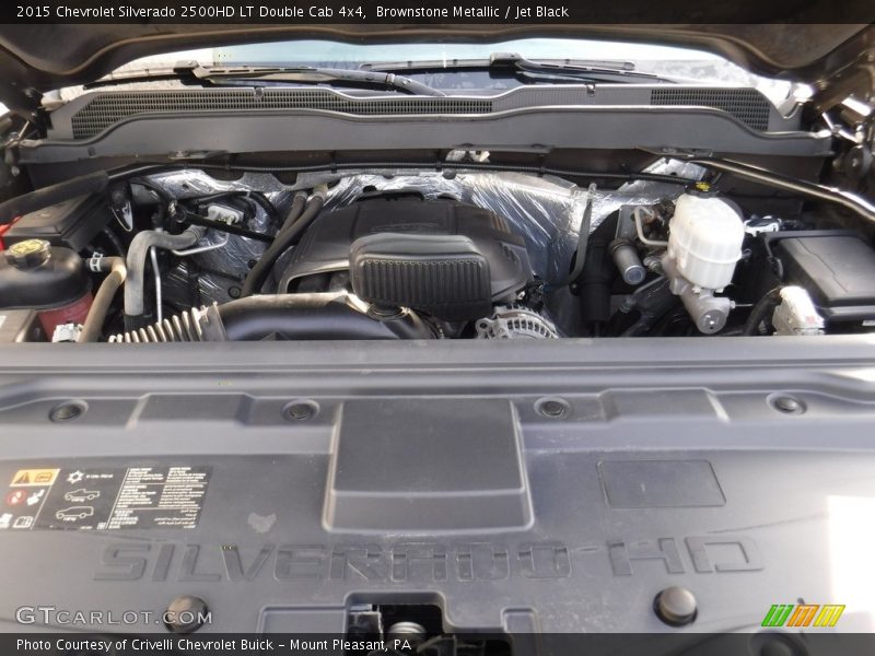 Brownstone Metallic / Jet Black 2015 Chevrolet Silverado 2500HD LT Double Cab 4x4