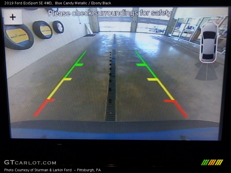 Blue Candy Metallic / Ebony Black 2019 Ford EcoSport SE 4WD