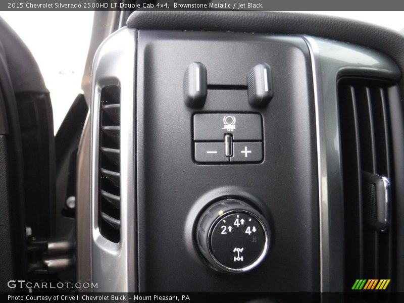 Brownstone Metallic / Jet Black 2015 Chevrolet Silverado 2500HD LT Double Cab 4x4