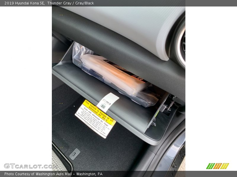 Thunder Gray / Gray/Black 2019 Hyundai Kona SE