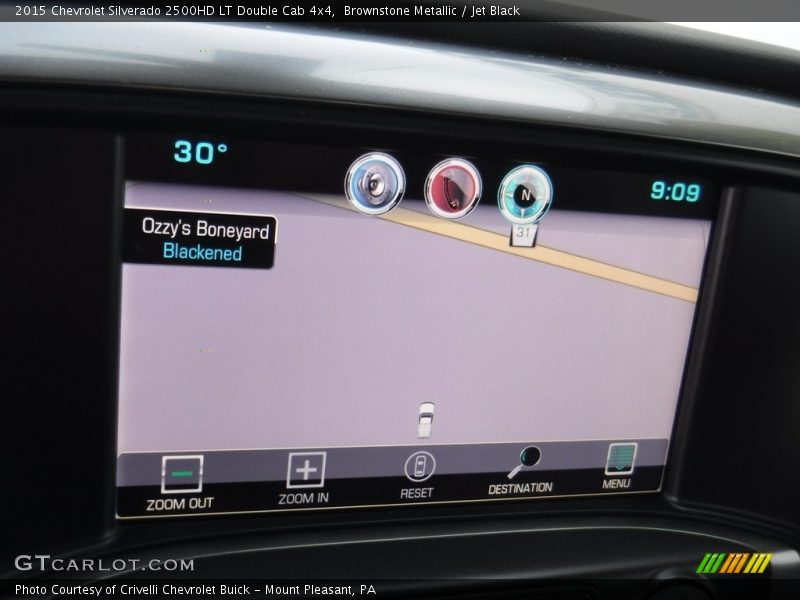 Brownstone Metallic / Jet Black 2015 Chevrolet Silverado 2500HD LT Double Cab 4x4