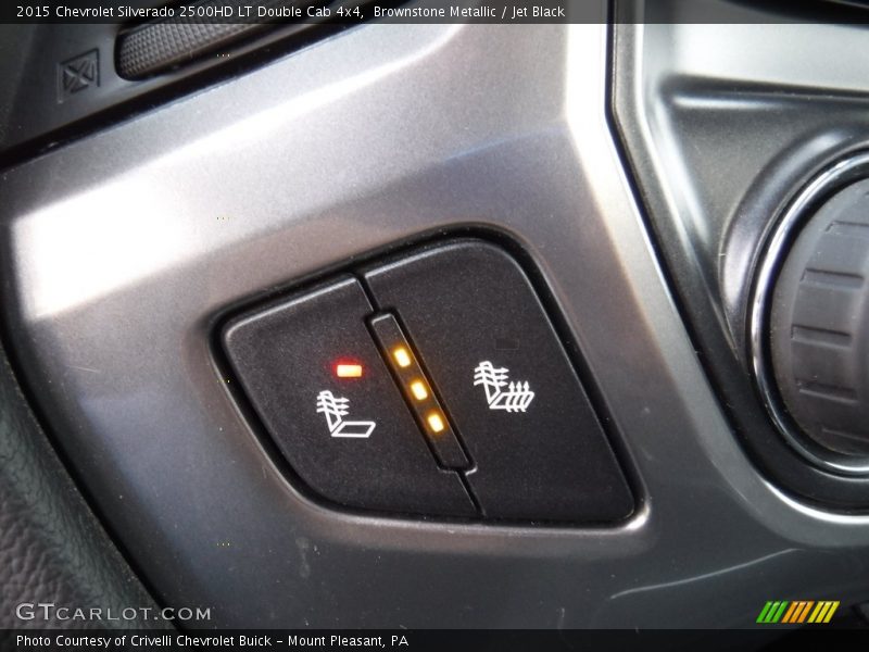 Brownstone Metallic / Jet Black 2015 Chevrolet Silverado 2500HD LT Double Cab 4x4