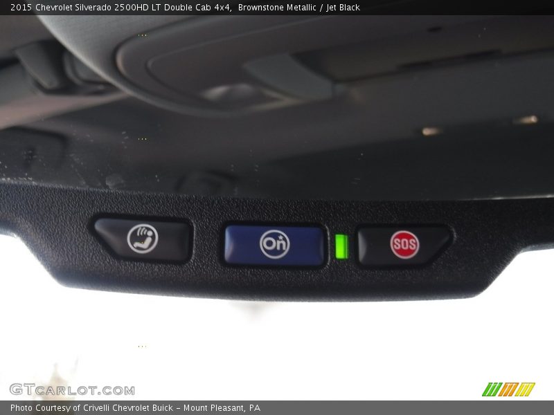 Brownstone Metallic / Jet Black 2015 Chevrolet Silverado 2500HD LT Double Cab 4x4
