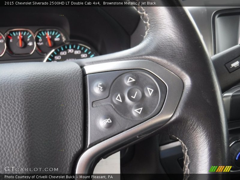 Brownstone Metallic / Jet Black 2015 Chevrolet Silverado 2500HD LT Double Cab 4x4
