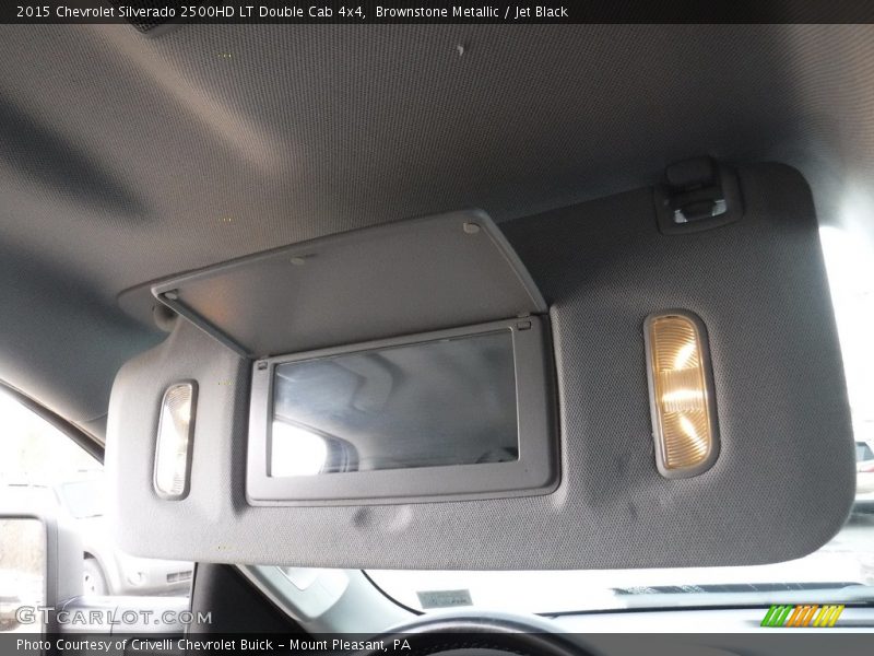 Brownstone Metallic / Jet Black 2015 Chevrolet Silverado 2500HD LT Double Cab 4x4