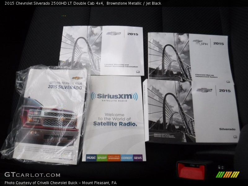 Brownstone Metallic / Jet Black 2015 Chevrolet Silverado 2500HD LT Double Cab 4x4