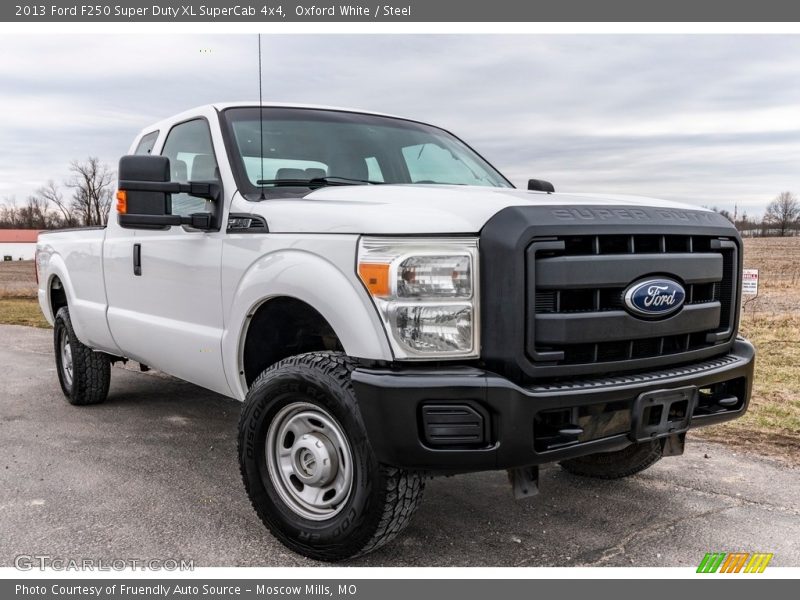 Oxford White / Steel 2013 Ford F250 Super Duty XL SuperCab 4x4