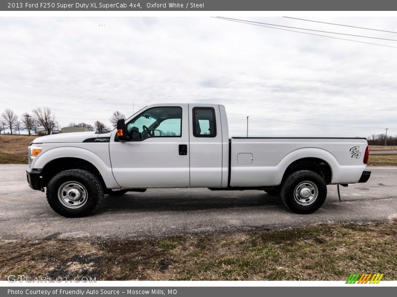 Oxford White / Steel 2013 Ford F250 Super Duty XL SuperCab 4x4