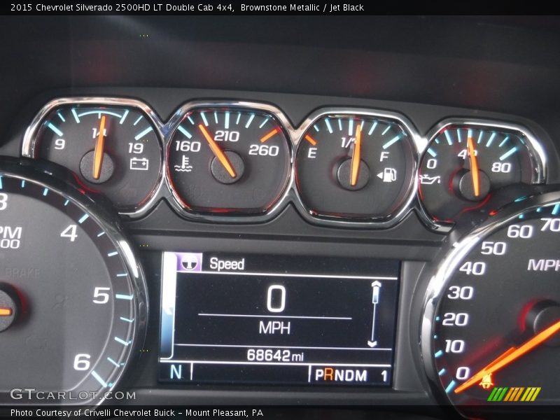 Brownstone Metallic / Jet Black 2015 Chevrolet Silverado 2500HD LT Double Cab 4x4